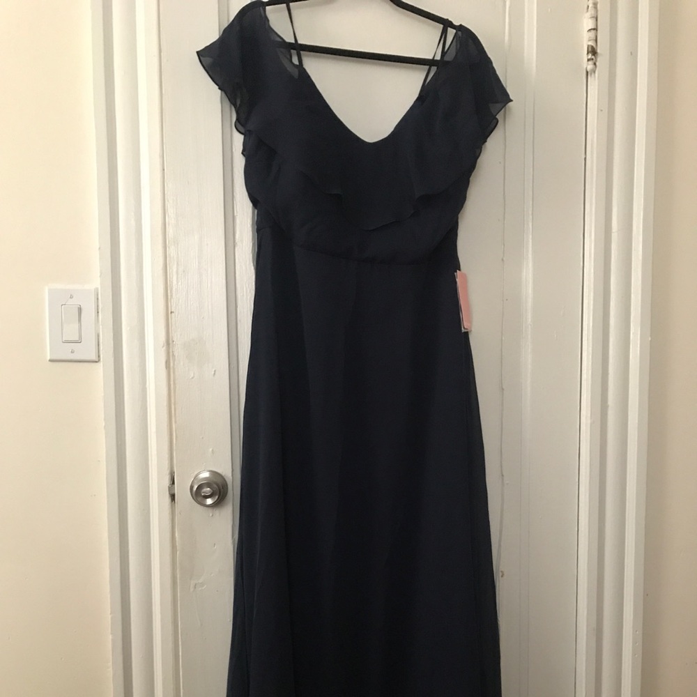 Birdy Grey Navy Blue Convertible Bridesmaid Dress